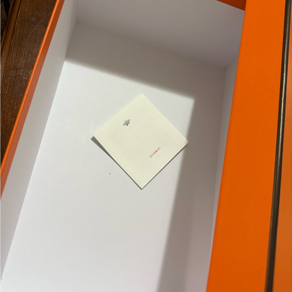 Luxe Orange and White Box